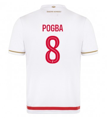 AS Monaco Paul Pogba #8 Hjemmebanetrøje 2025-26 Kort ærmer